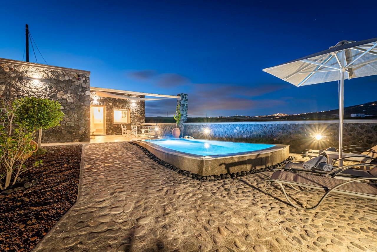 Klimata House - Private Jacuzzi Pool & Bbq Villa Vlychada Exterior foto